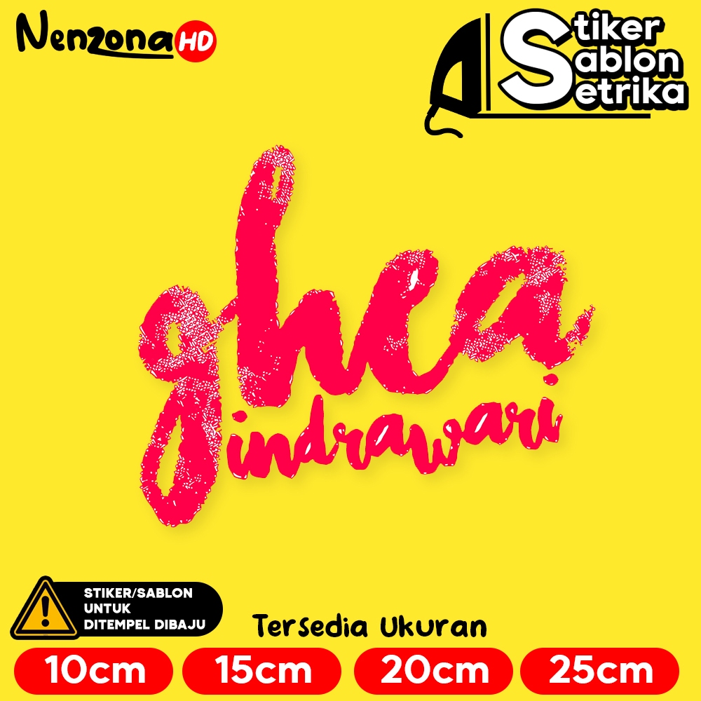 

GHEA INDRAWARI LOGO Musik Stiker Sablon Setrika by Nenzona HD