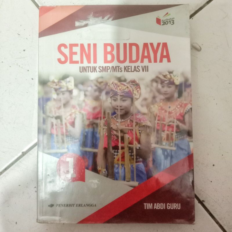 [PRELOVED] Buku Cetak Seni Budaya SBK SMP Kelas 7 VII Penerbit Erlangga