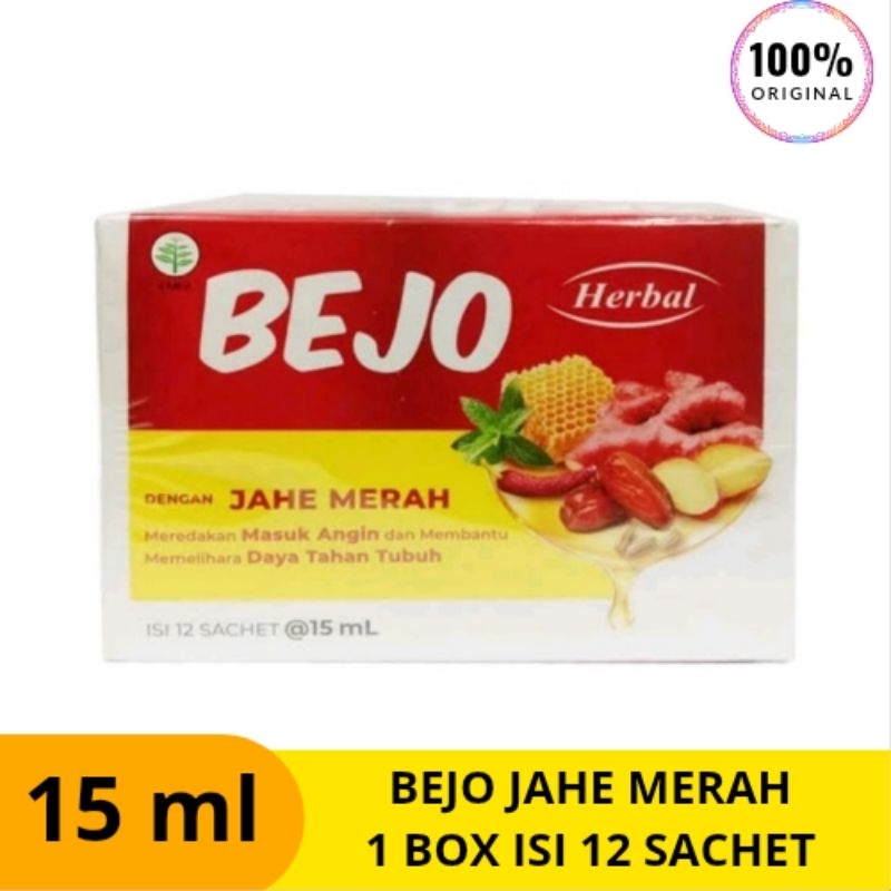 

BEJO JAHE MERAH 1 BOX ISI 12 SACHET