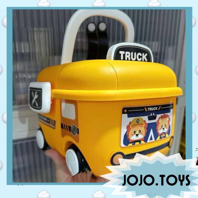 container box mobil - car storage box - kotak penyimpanan serbaguna - mobil mobilan anak - fire truc