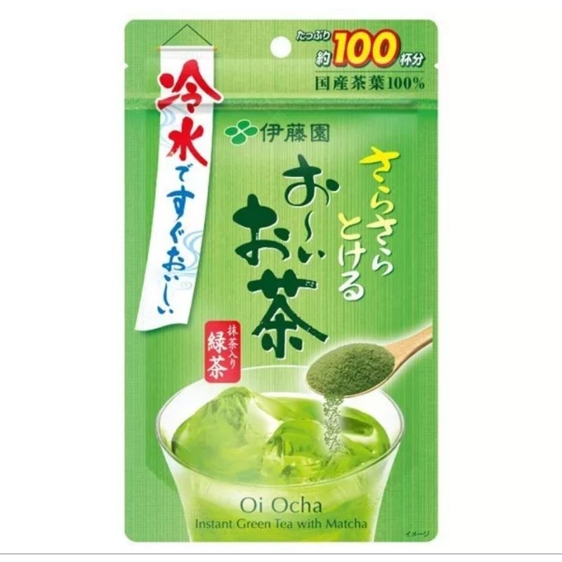 

ITO EN Oi Ocha Instant Green Tea With Matcha 80 Gram 100 Cups Itoen