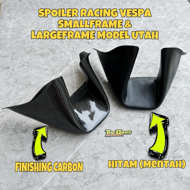 Spoiler Vespa Px Exclusive Excel Smallframe Pts Carbon Spoiler Vespa Racing Model Utah