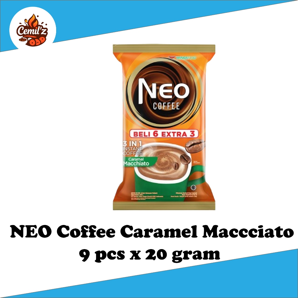 

Neo Coffe Kopi Macchiato Karamel Sachet / Kopi Sachet