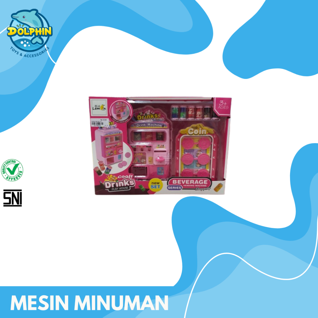 Mainan Mesin Minum Koin Anak – Machine Drink Lucu & Interaktif, Edukatif & Berkuali