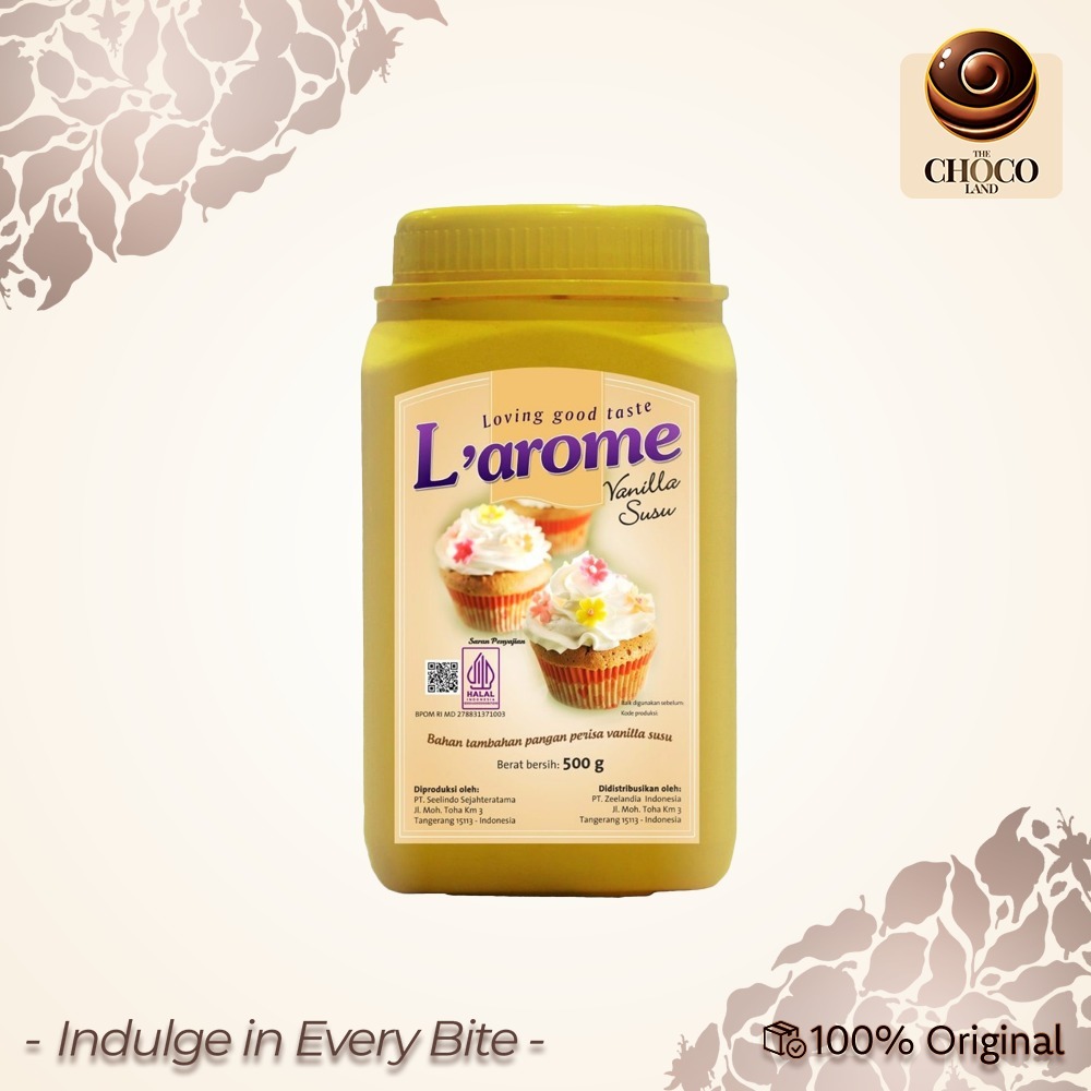 

Larome Vanilla Susu Bubuk 500gr - Aroma & Rasa Vanilla Premium