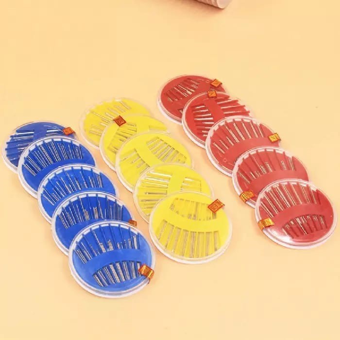 JARUM JAHIT TANGAN / JARUM JAHIT SET WADAH / JARUM JAHIT BULAT / JARUM  BUNDAR SERBAGUNA PRAKTIS WAR