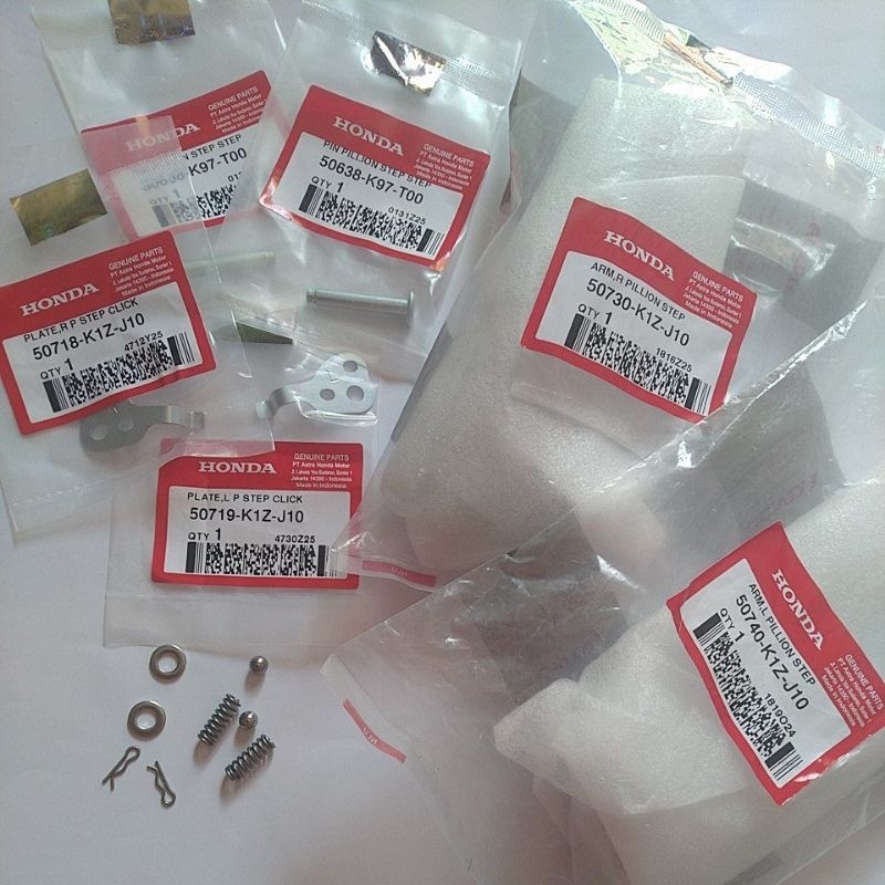 FOOT STEP PCX 160 KANAN KIRI ORIGINAL BERIKUT PERINTILAN