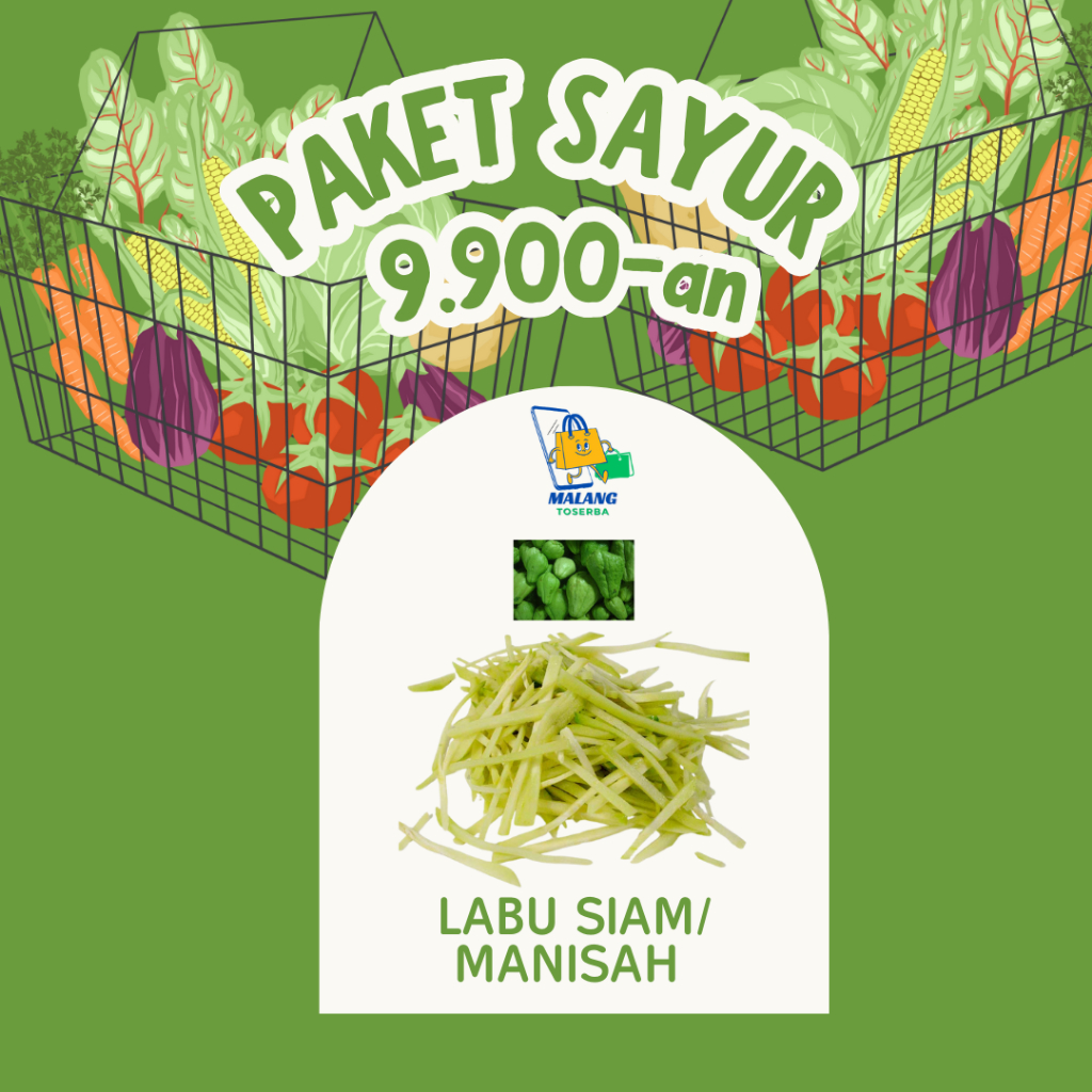 

[KIRIM INSTAN] Manisah / Labu Siam Serut/Utuh Paket 9.900