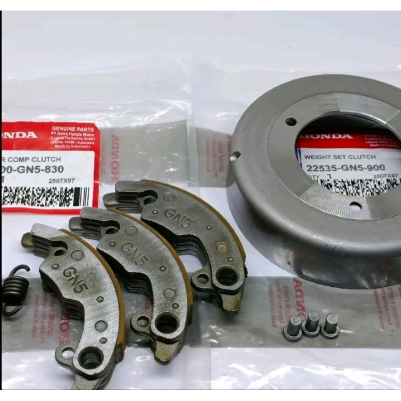 mangkok ganda only GN5 + ganda only GN5 Honda Astrea grand prima Supra legenda original
