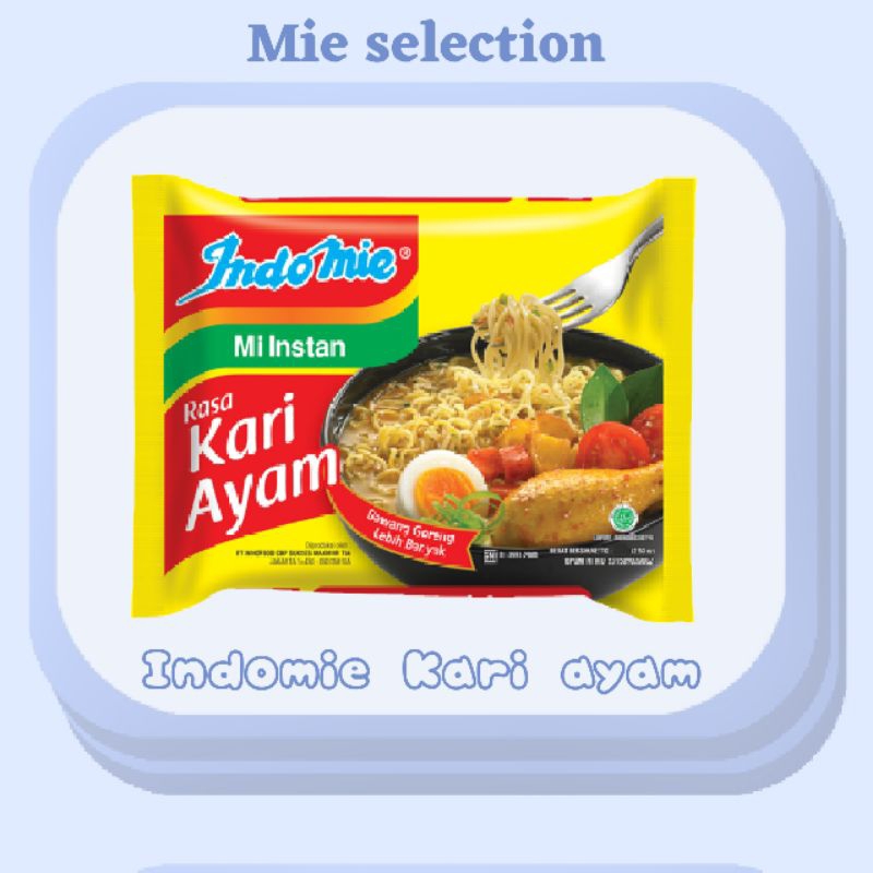 

Mie instan Indomie rasa kari ayam