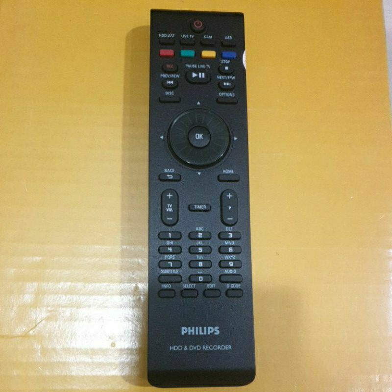 REMOTE PHILIPS HDD & DVD RECORDER  ASLI ORIGINAL