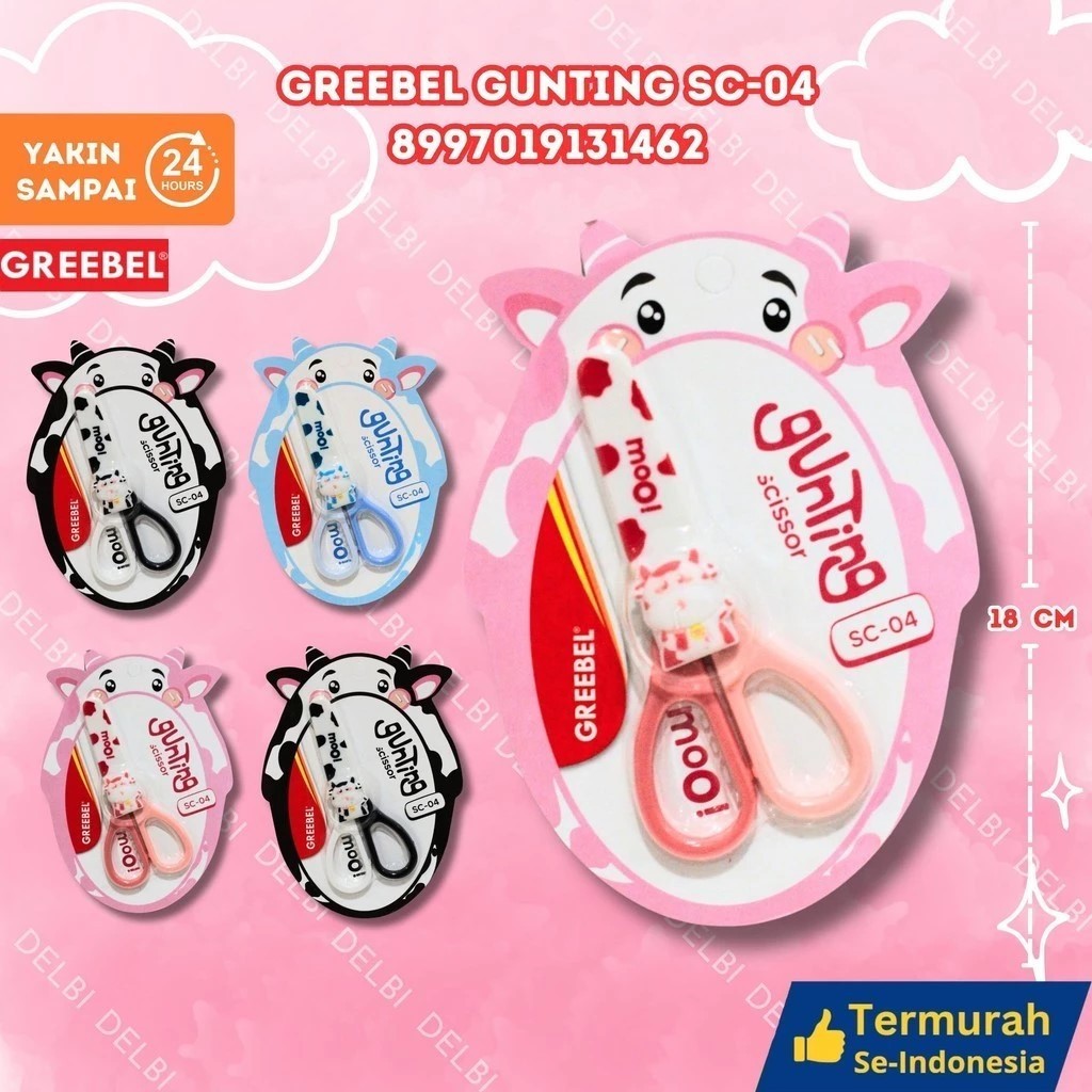 

GREEBEL GUNTING SC-05 SC-04 /Gunting kertas/Gunting anak/Gunting sekolah anak/Gunting lucu
