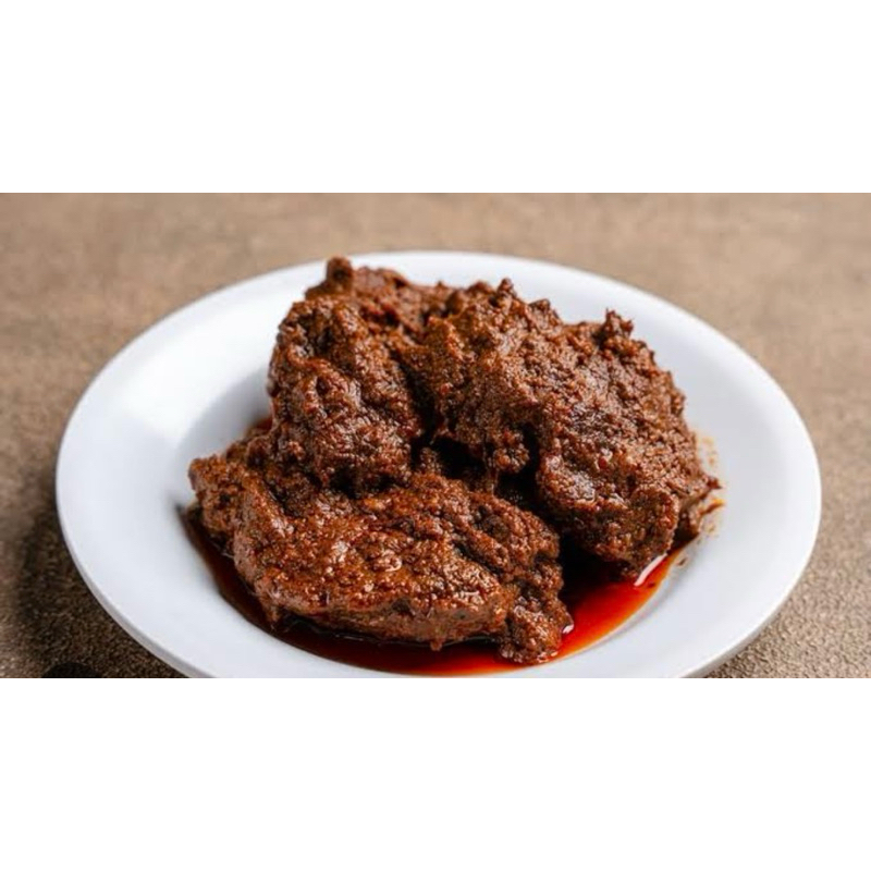 

Rendang Sapi Asli Rumah Makan Padang Selamat Palmerah ( 500gr)