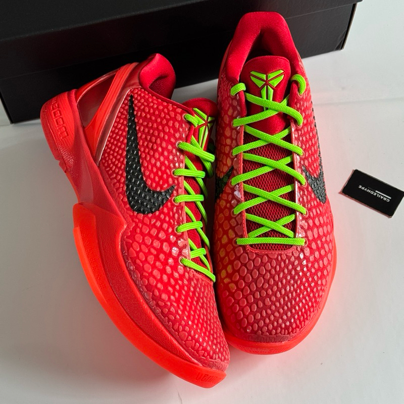 Nike Kobe 6 Protro Reverse Grinch (100% Original Resmi)