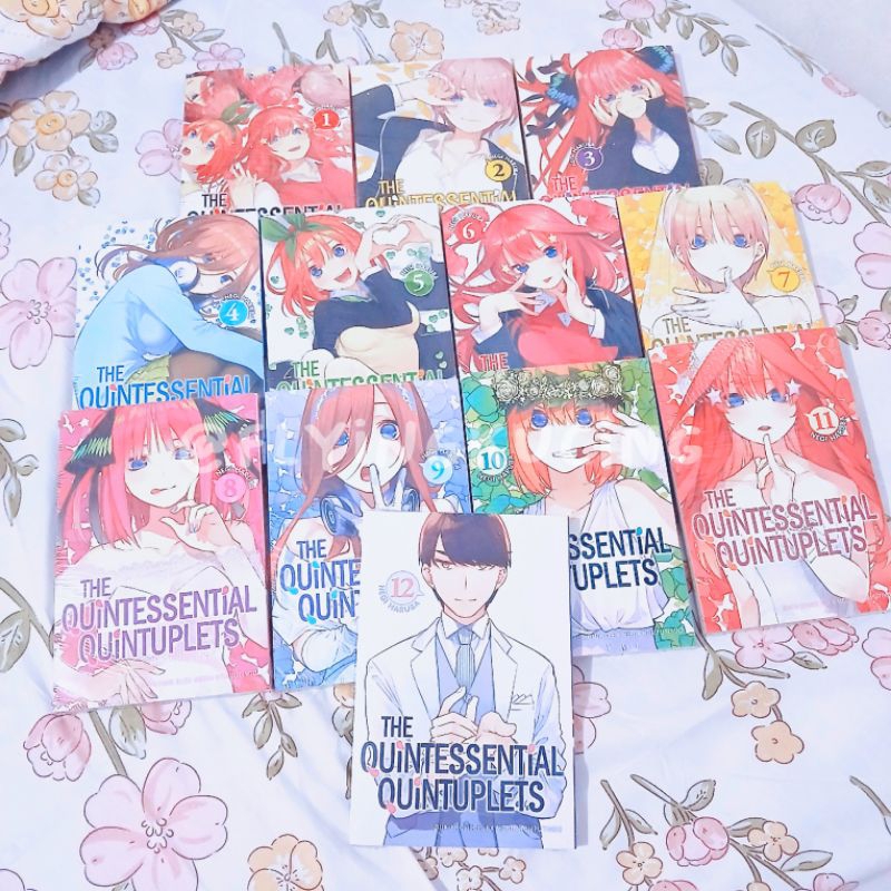 Set komik Gotobun no Hanayome (The Quintessential Quintulets) vol 1, 2, 5, 6, 7 sealed segel