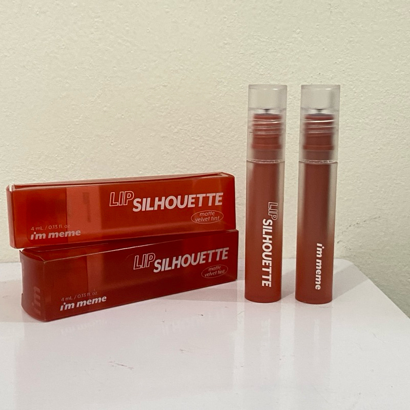 I'M MEME Lip Silhouette Matte Velvet Tint - 01 & 04 im meme