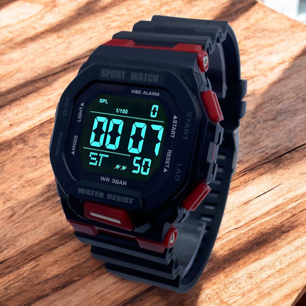 Digital Sport Jam Tangan Sport Pria Wanita Anti Air