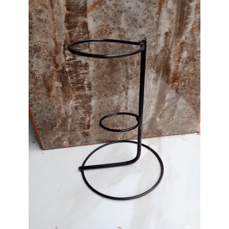 Display Ice Cream Cone Holder Bahan Metal / Rak Ice Cream Cone / Rak Es Krim / Etalase Makanan