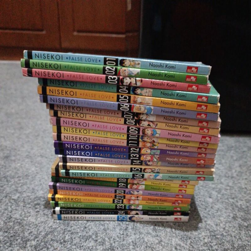 Komik Nisekoi 1-25 set kolpri