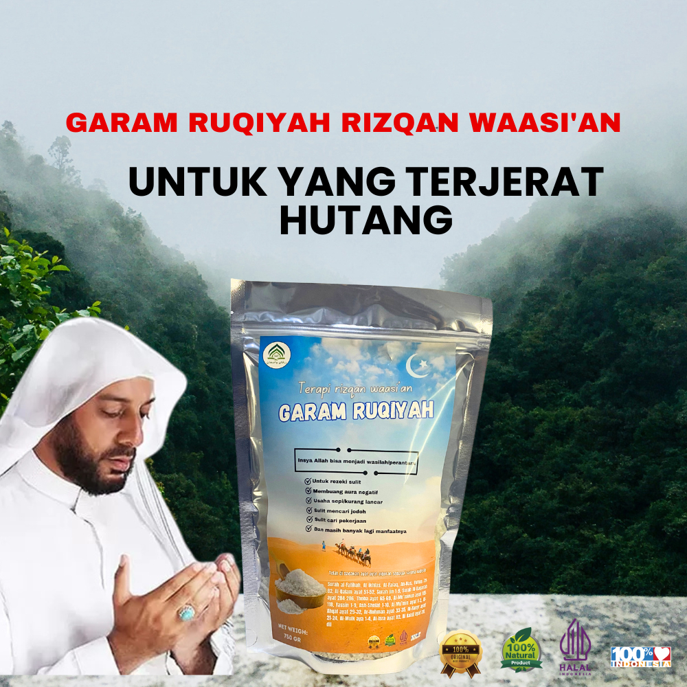 

GARAM RUQIYAH RIZQAN WAASI'AN Bukan sekadar garam biasa! - UNTUK SUSAH CARI PASANGAN - REZEKI SERET - DAGANG SEPI