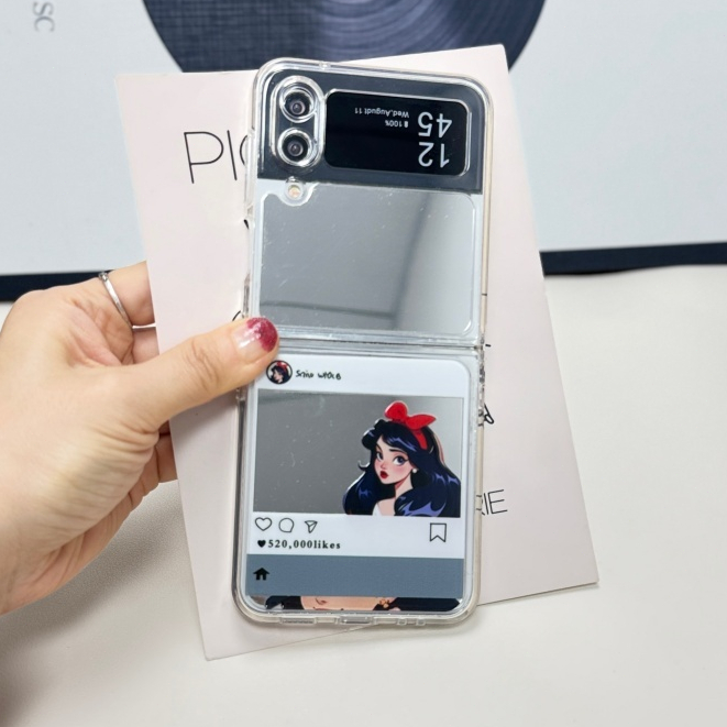 (Ready)Princess Snowwhite Softcase HP Samsung Flip3 Flip4 Flip5/6 ZFlip7 P50Pocket Phone Case Kasus