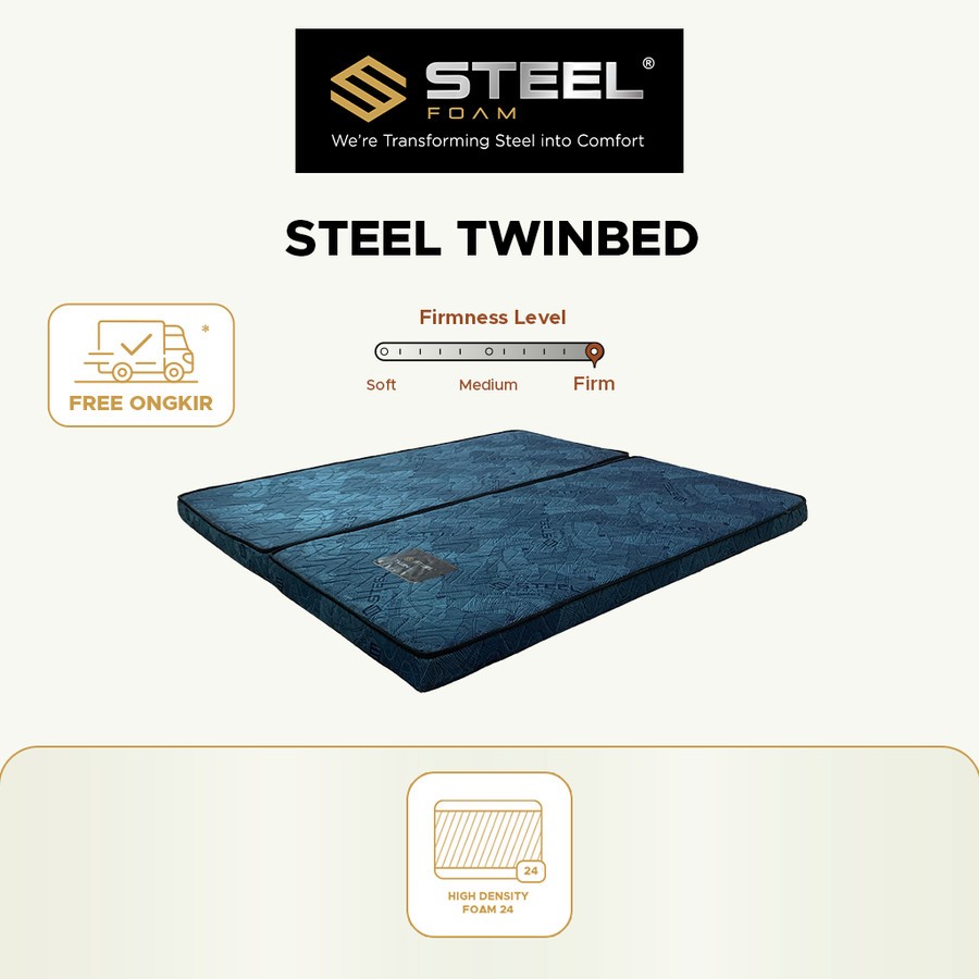 Kasur Busa Steel Twin Bed Foam - Steel Foam