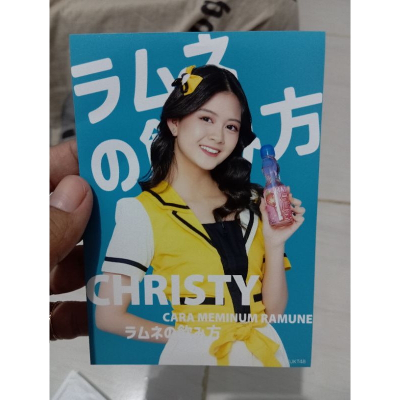 pp christy jkt48 cara meminum ramune
