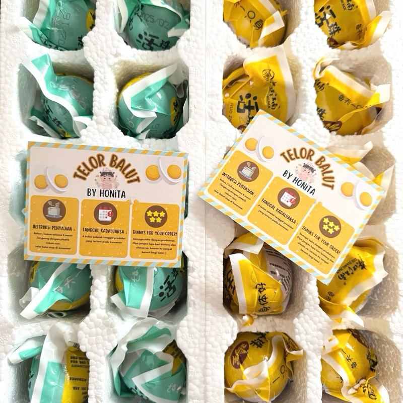 

READY SIAP KIRIM BEST SELLER Telur Balut Vacuum Viral - Import Asli (Harga PER BIJI)
