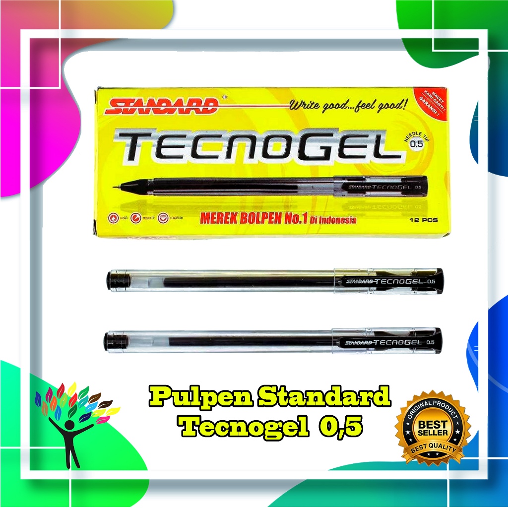 

Bolpen / Pulpen Standard Tecnogel pen 0.5 ORIGINAL