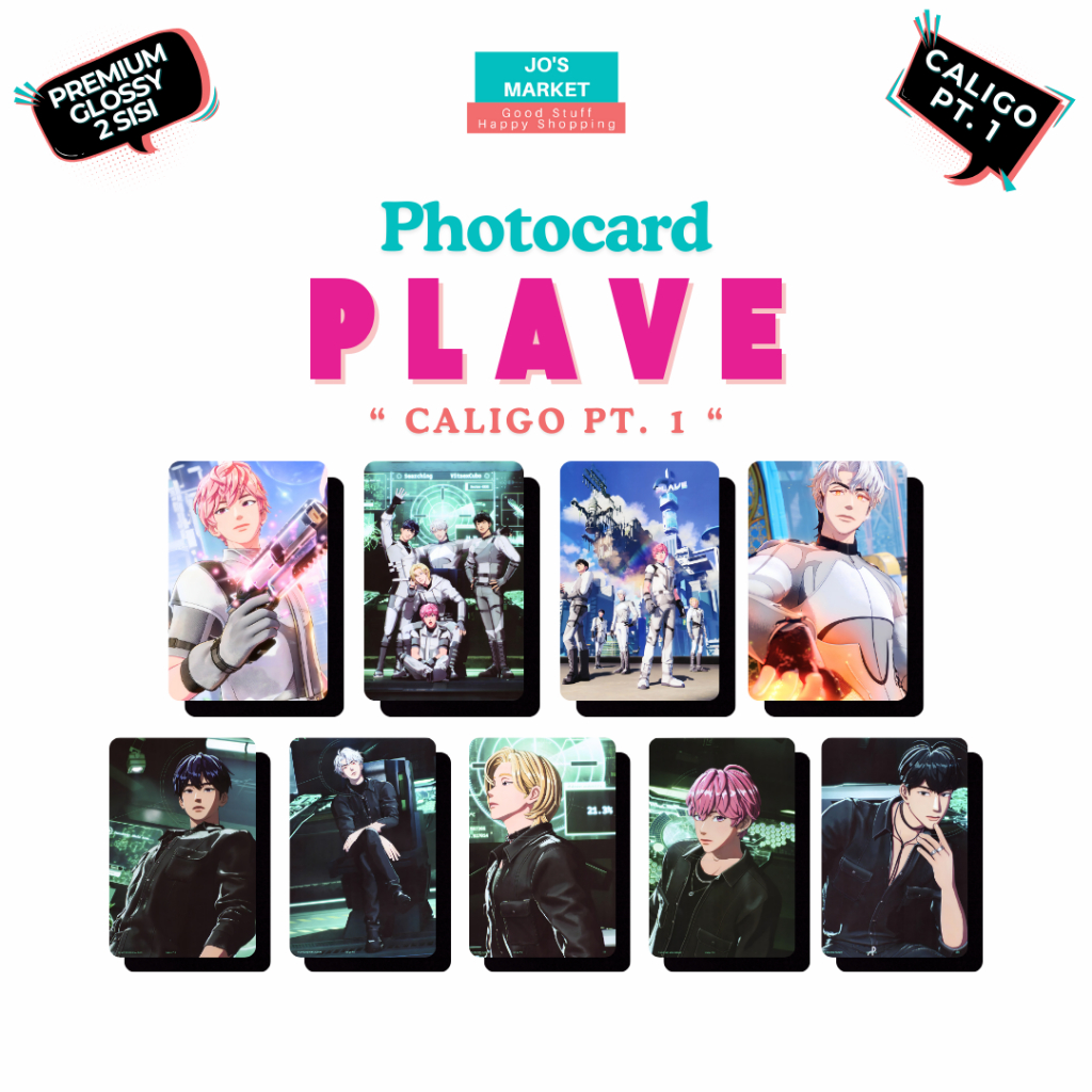 Jo's Market Photocard PLAVE CALIGO PT.1 3rd Mini Album Unofficial Bamby Noah Yejun Hamin Eunho
