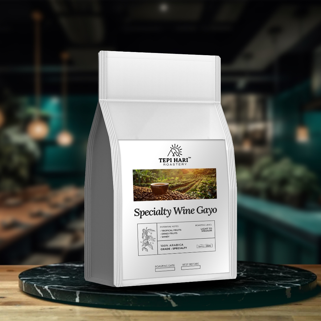 

Kopi Full Arabika Wine Process Gayo(Biji/Bubuk) Specialty Grade 250g