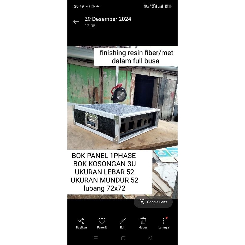 BOK PANEL LISTRIK 1 PHASE/BOK PANEL JENSET 1PHASE BOK SAJA/BOK KOSONGAN