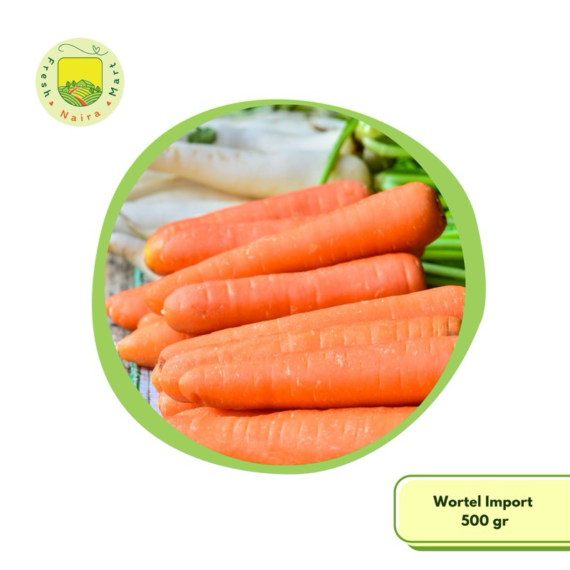 

Fresh Wortel Import 500 gr