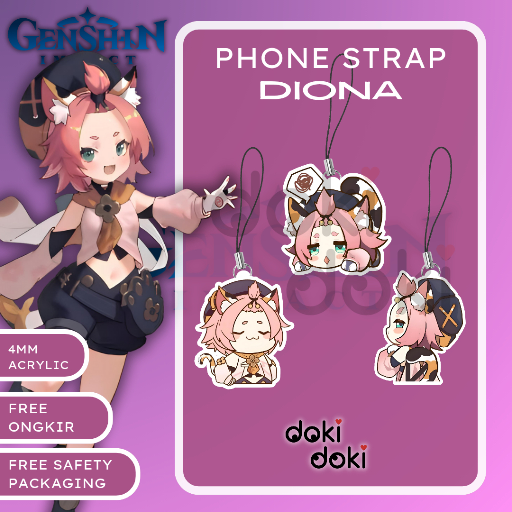 PHONE STRAP DIONA GENSHIN IMPACT