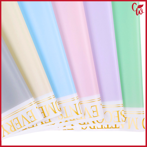 

Kertas Buket Matte Waterproof Flower Wrapping Cellophane Paper Bouquet Ecer KB6006