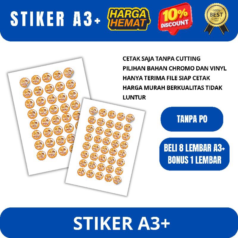 

sticker custom cutting / sticker label kemasan / STIKER CHROMO / STIKER VINYL / STIKER KEMASAN PRODUK / STIKER LABEL KEMASAN