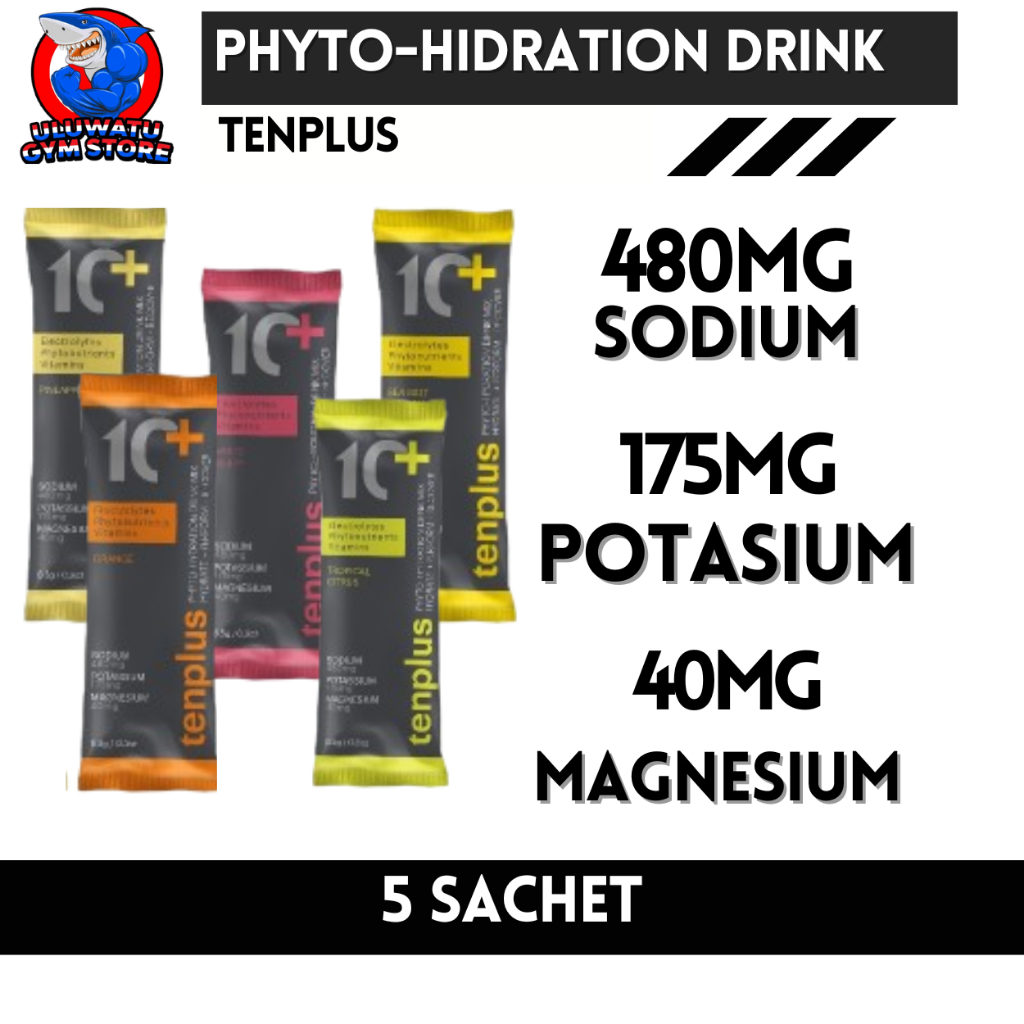 

Tenplus 10+ Phyto - Hydration Drink 5 Sachet Minuman Elektrolit Electrolytes