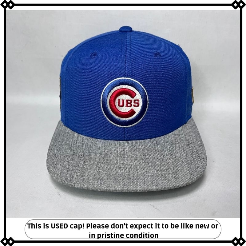 topi baseball chicago cubs snapback setelan second mlb dewasa