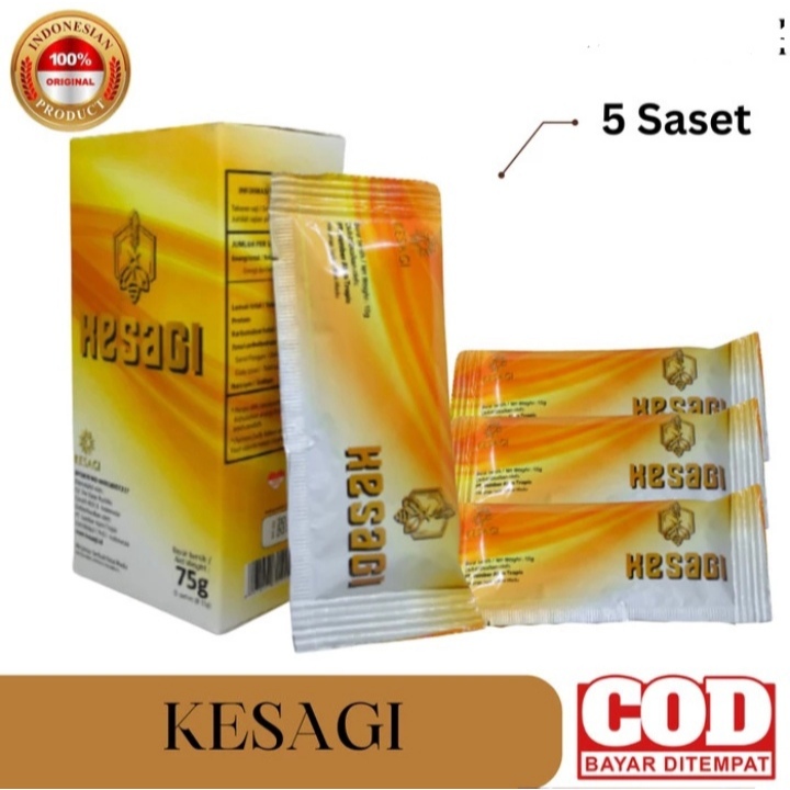 

KESAGI MINUMAN SERBUK RASA MADU HERBAL UNTUK PRIA - 1 BOX ISI 5