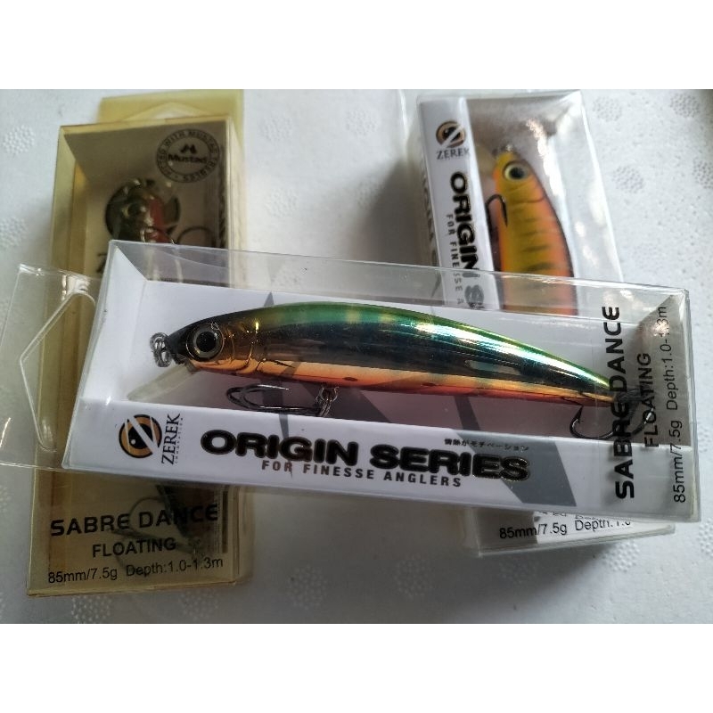 3pcs zerek sabre dance lure minnow