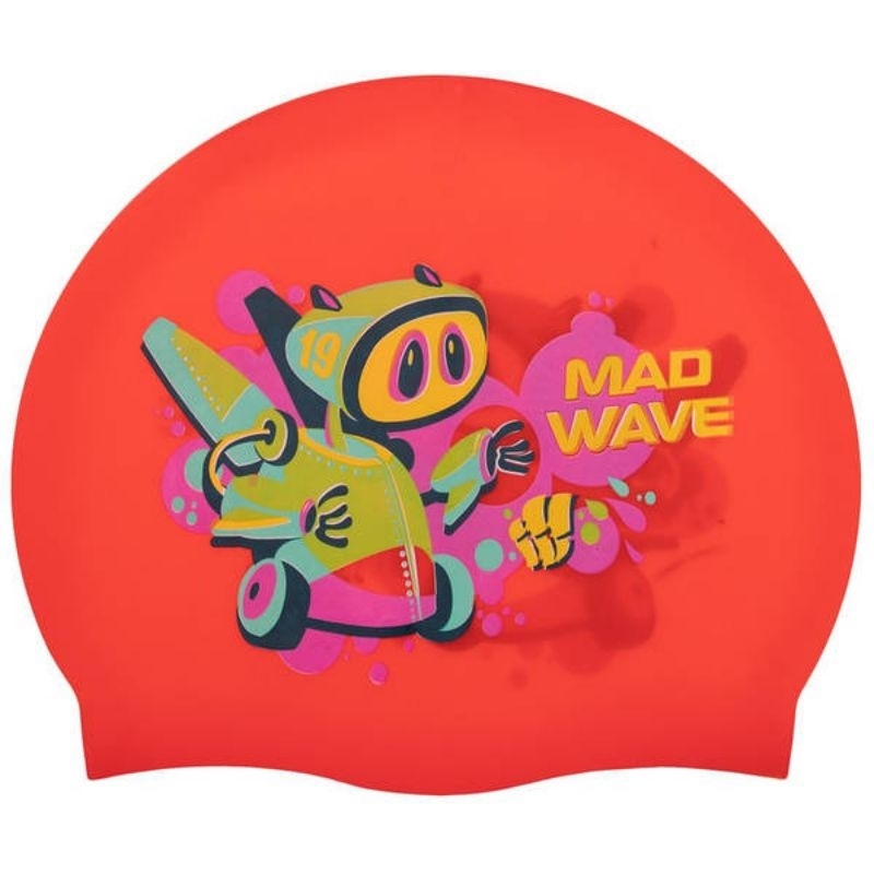 MADWAVE JUNIOR SILICONE SWIM CAP - TOPI RENANG MADWAVE