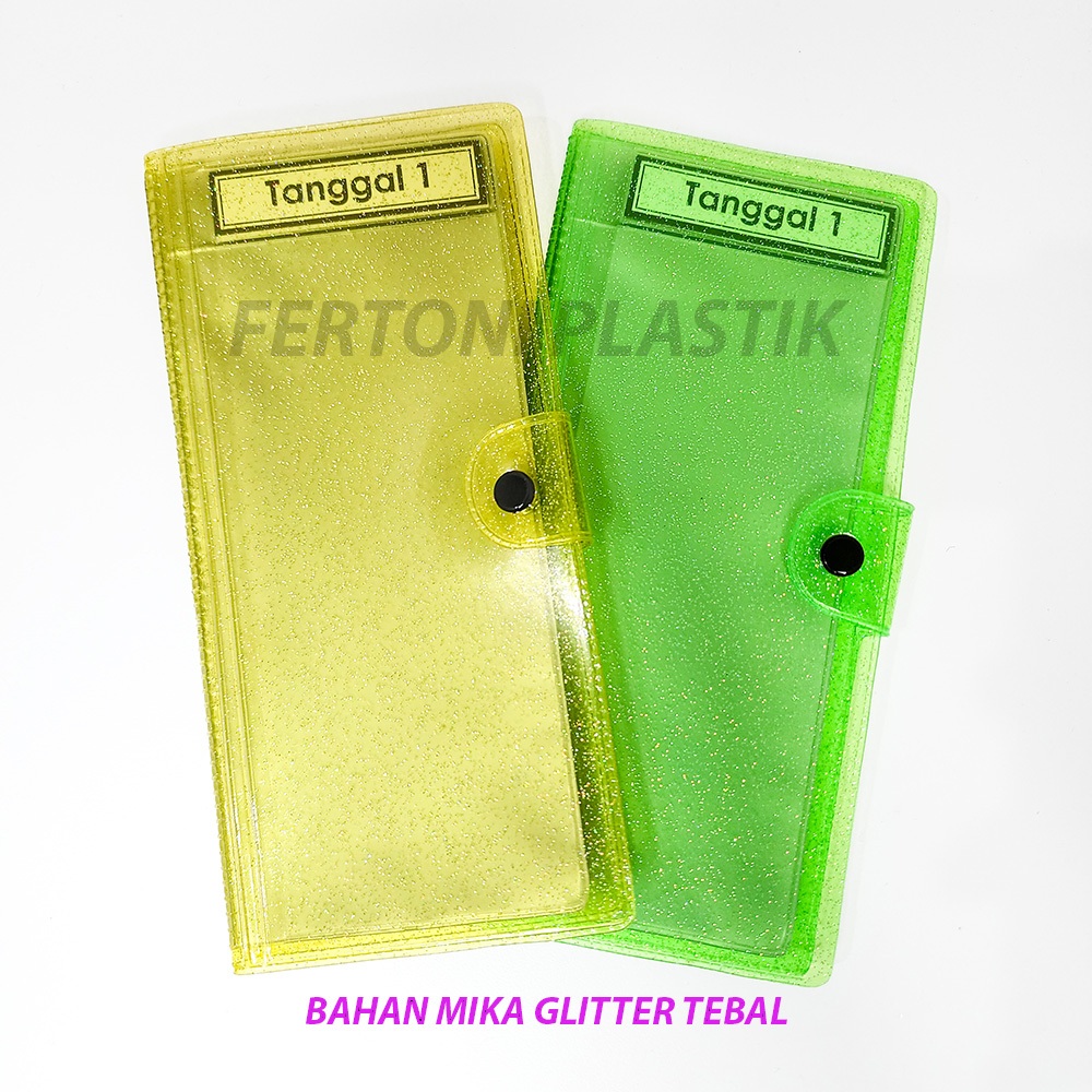 GLITTER Dompet Disiplin Pintar Mengatur Keuangan 31 Hari / Dompet Mika Menabung Bulanan Harian