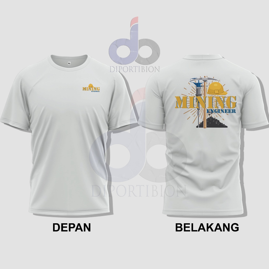 Kaos Teknik Pertambangan, Kaos Tambang, Mining Engineer Short T Shirt, Kaos Teknik Pertambangan Mini