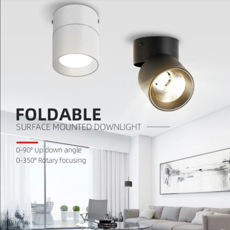 Lampu Plafon Dinding Bulat Downlight Outbow 12 Watt LED