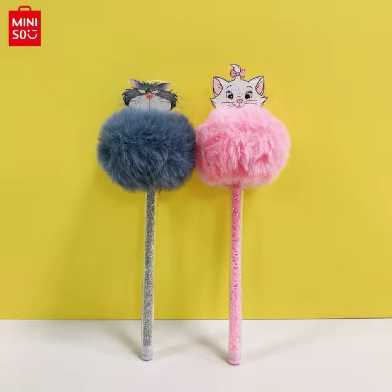 

Miniso Stationery Pen Gel Marie Fluffy / pena pulpan ballpoint alat tulis