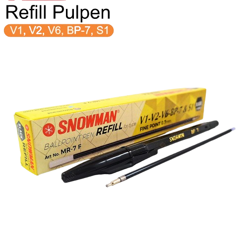 Snowman Refill Ballpoint / Refill pulpen V1 V2 0.7 - 1 pcs