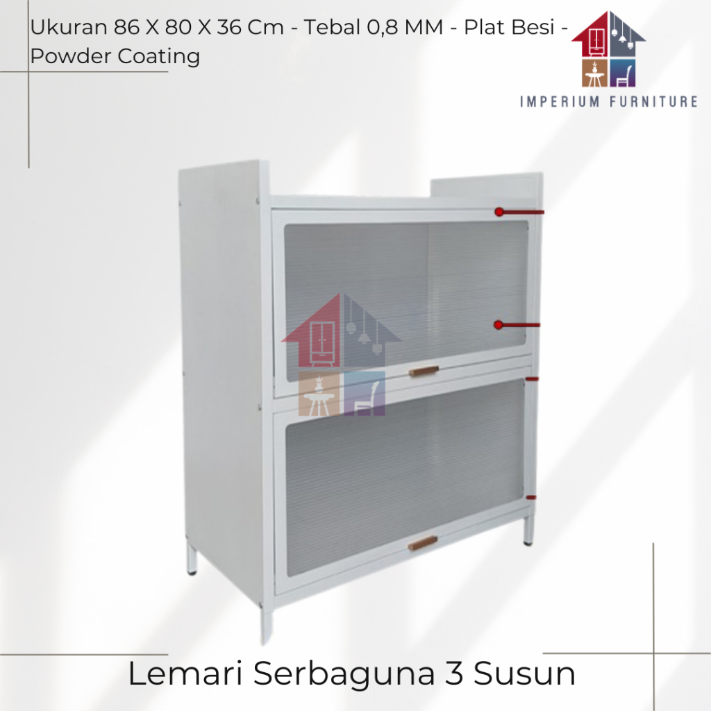 Lemari Serbaguna / Lemari Dapur / Lemari Sepatu / Lemari Besi / Lemari Besi / Lemari Serbaguna Besi 