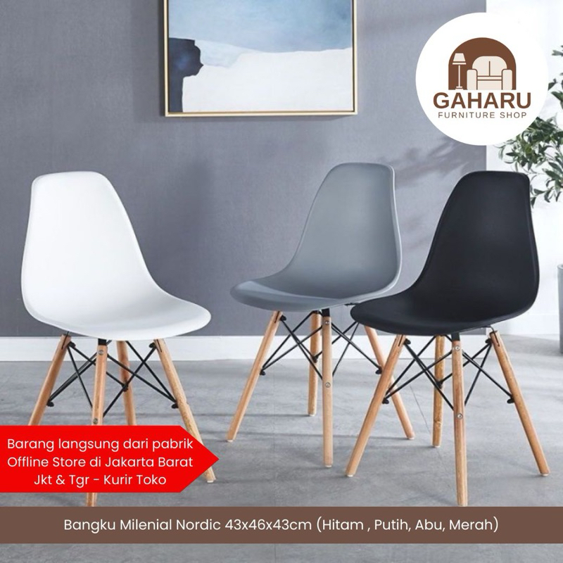 Bangku Makan Bangku Cafe Indoor Outdoor Minimalis Estetik