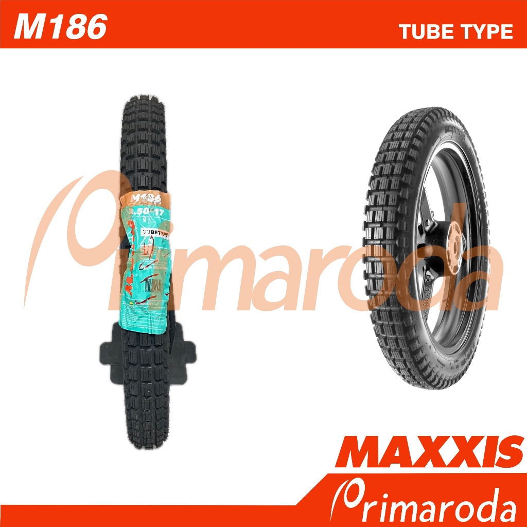Ban motor Trail MAXXIS M186 2.50 Ring 17 2.50-17 Tube Type