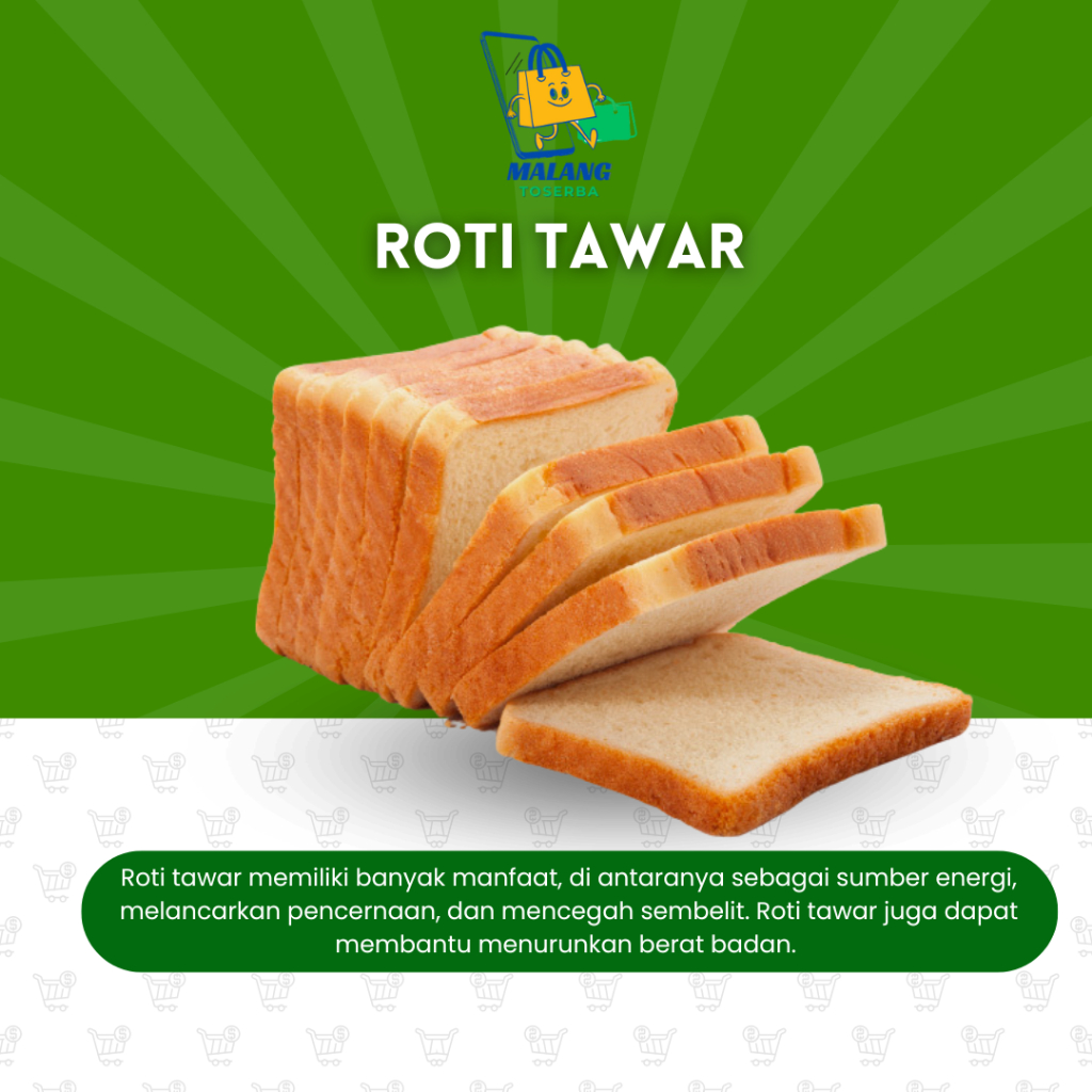 

[KIRIM INSTAN] ROTI TAWAR LEMBUT